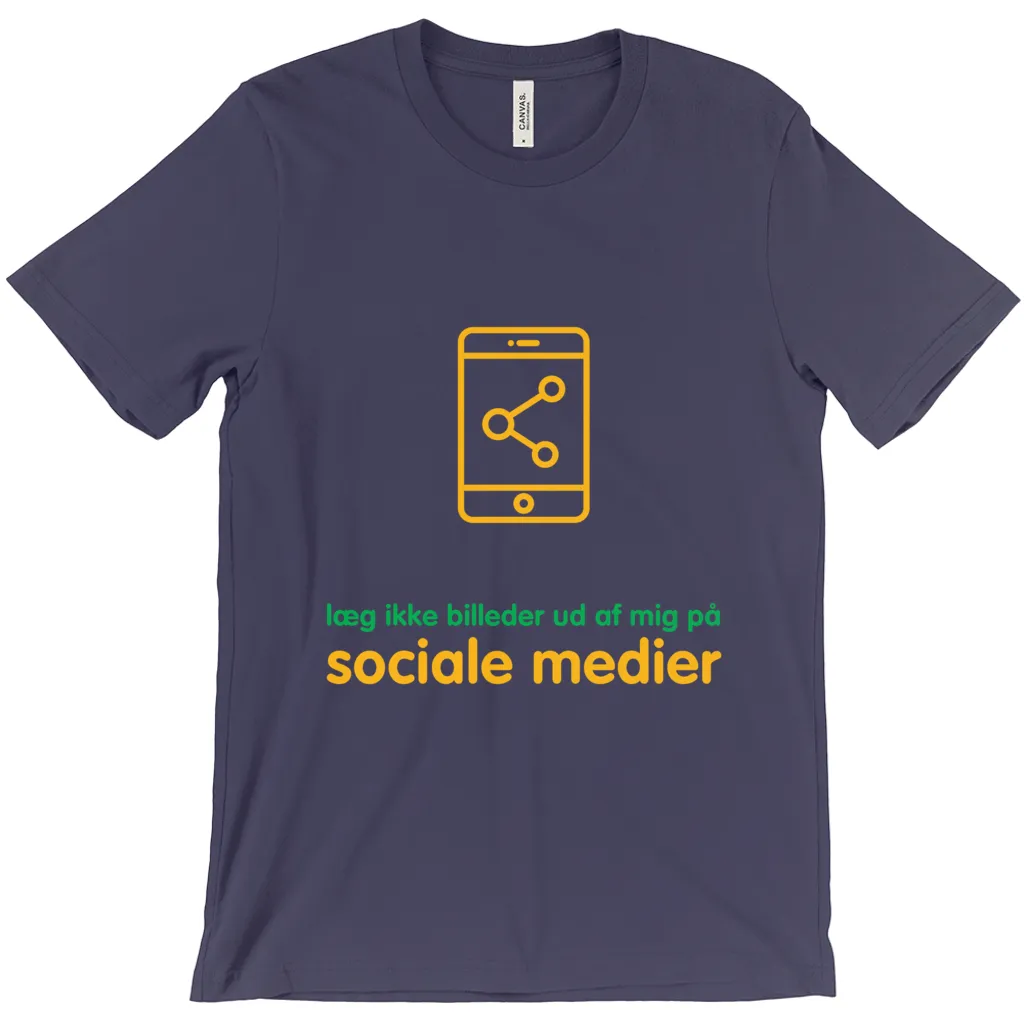 Don't Post me Adult T-shirts (Danish)