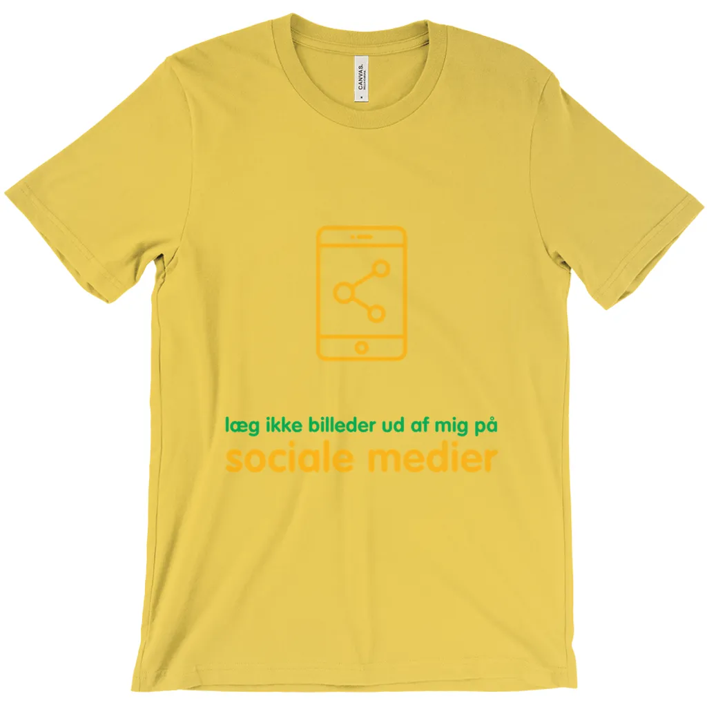 Don't Post me Adult T-shirts (Danish)
