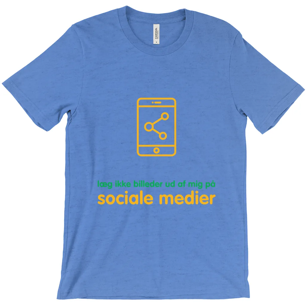 Don't Post me Adult T-shirts (Danish)