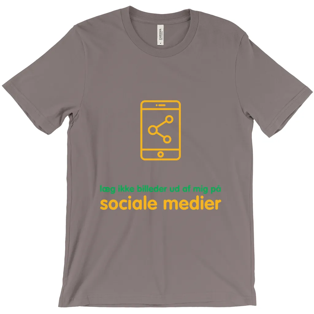 Don't Post me Adult T-shirts (Danish)