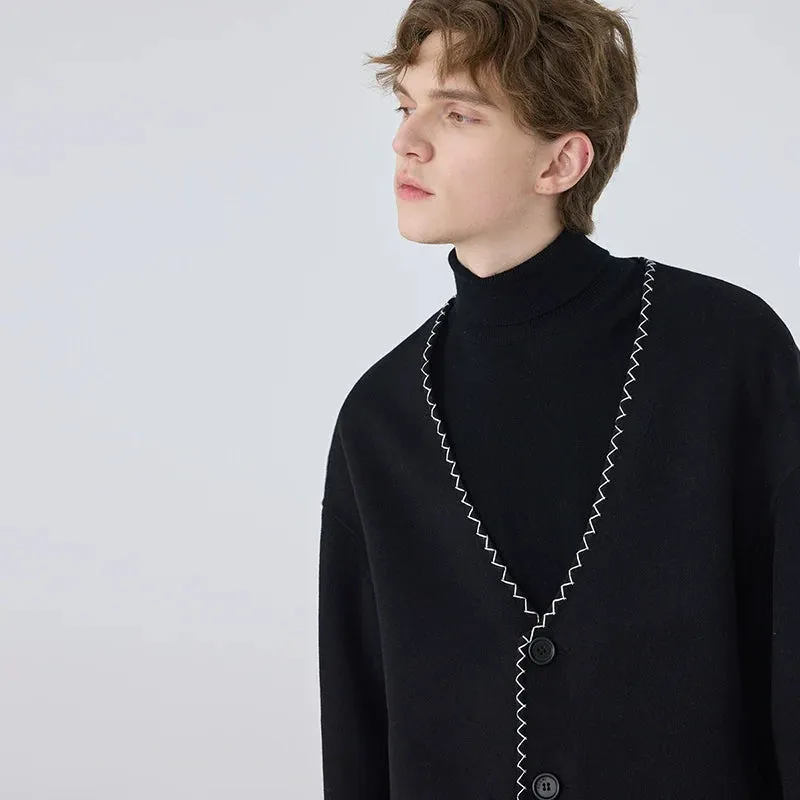 Double-faced Wool Cardigan