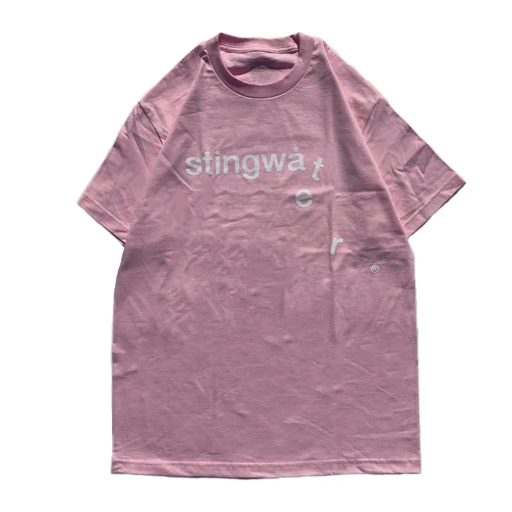 Drip Logo T Shirt Inner Pink