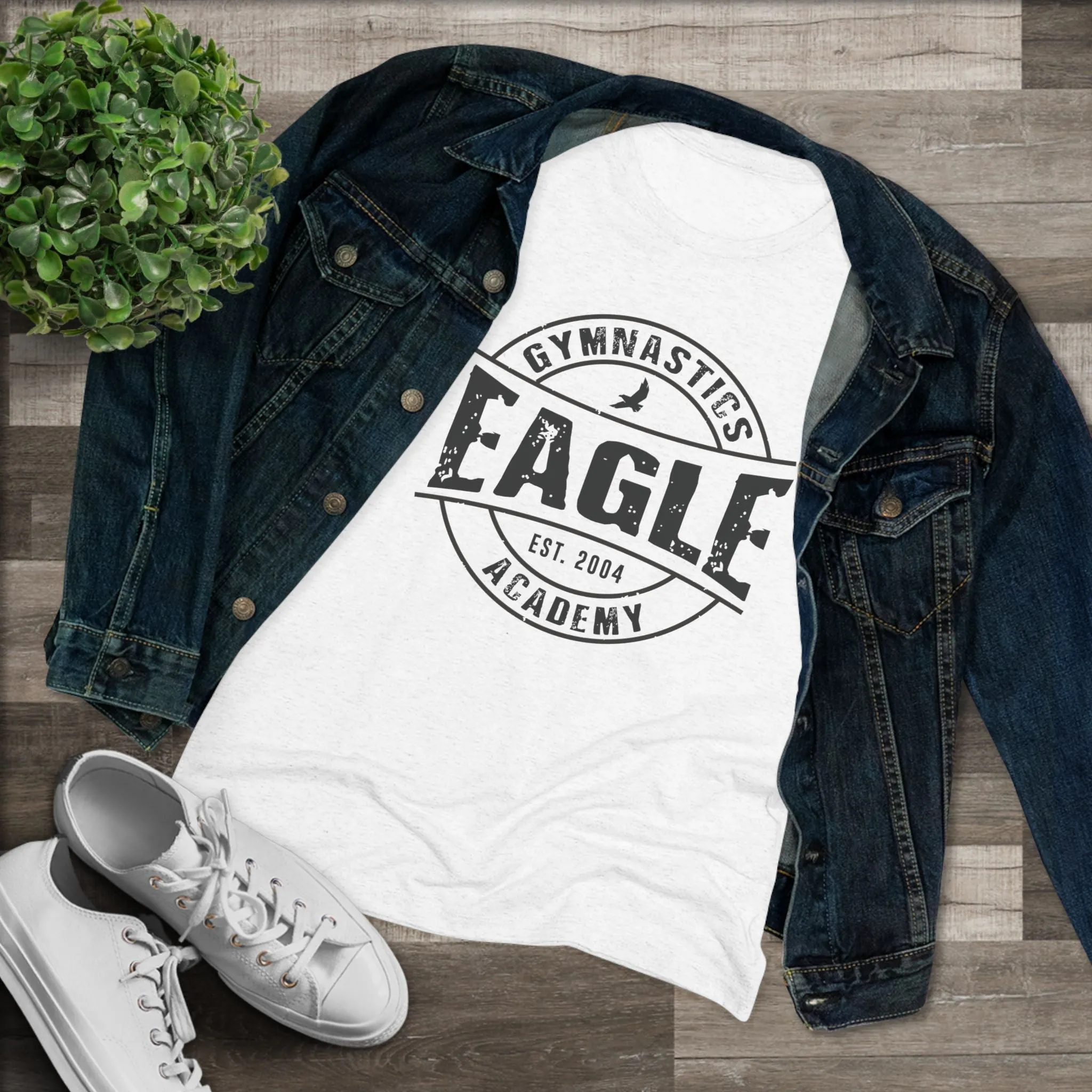 Eagle Gymnastics - Est. 2004 Stamp (Women's Fitted)