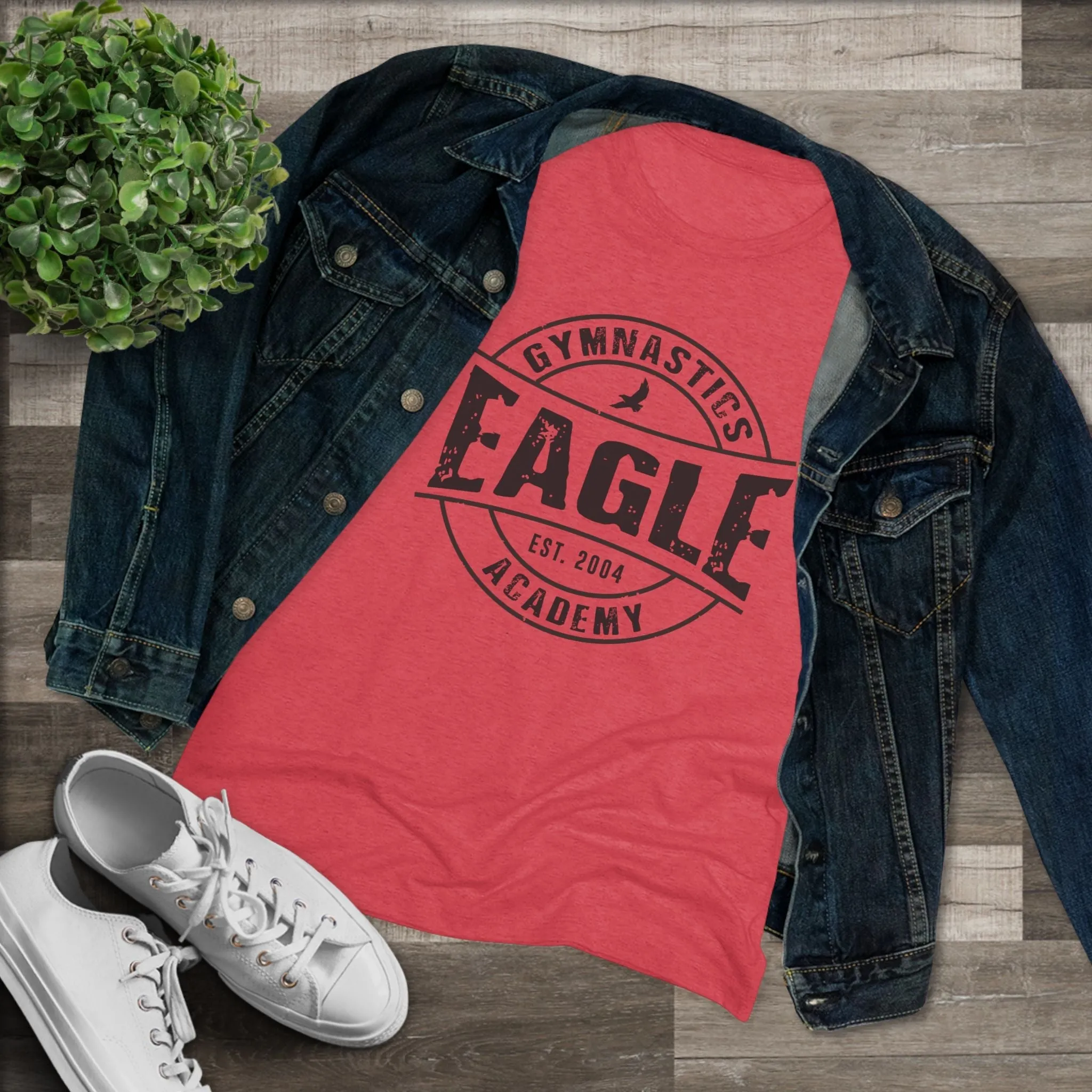Eagle Gymnastics - Est. 2004 Stamp (Women's Fitted)