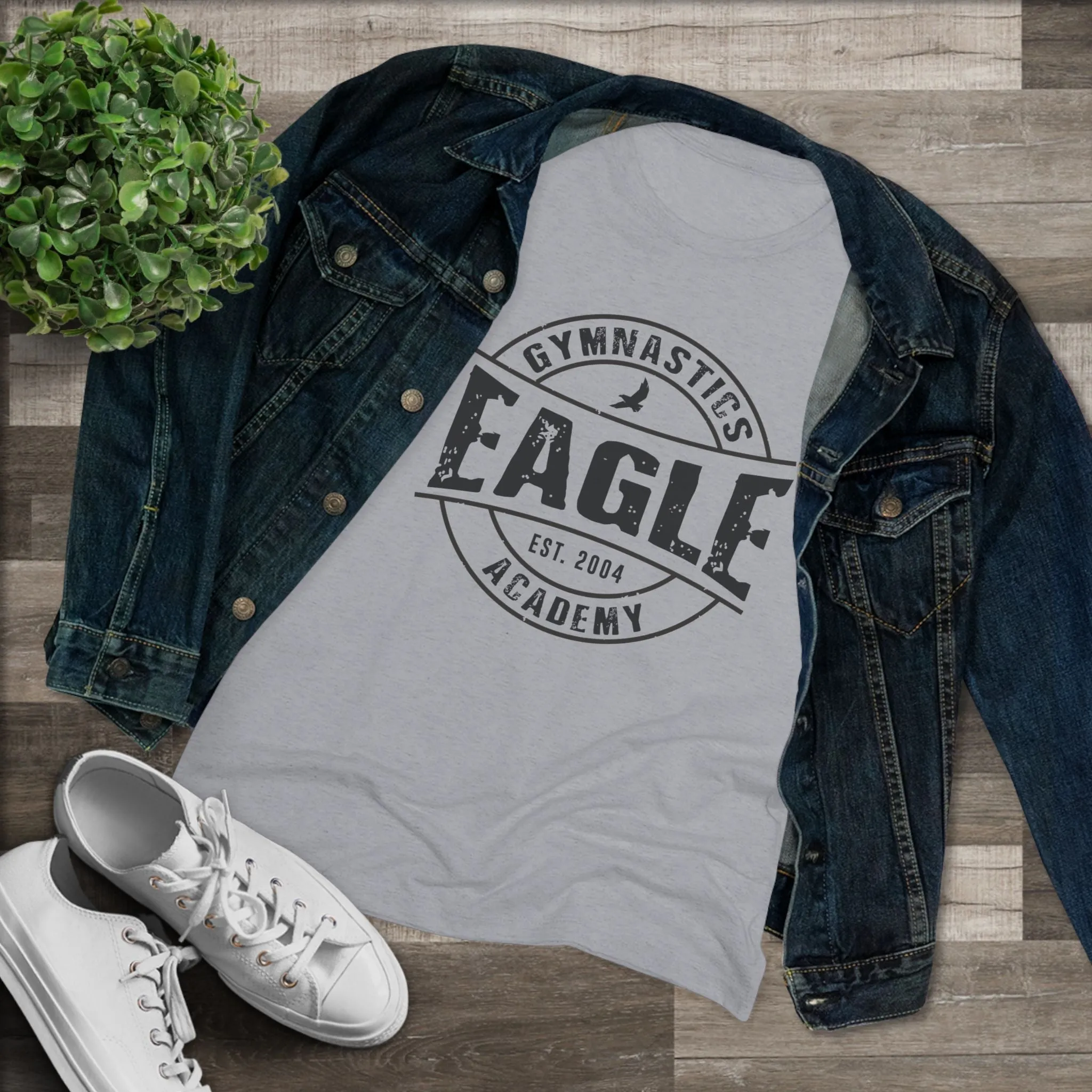 Eagle Gymnastics - Est. 2004 Stamp (Women's Fitted)