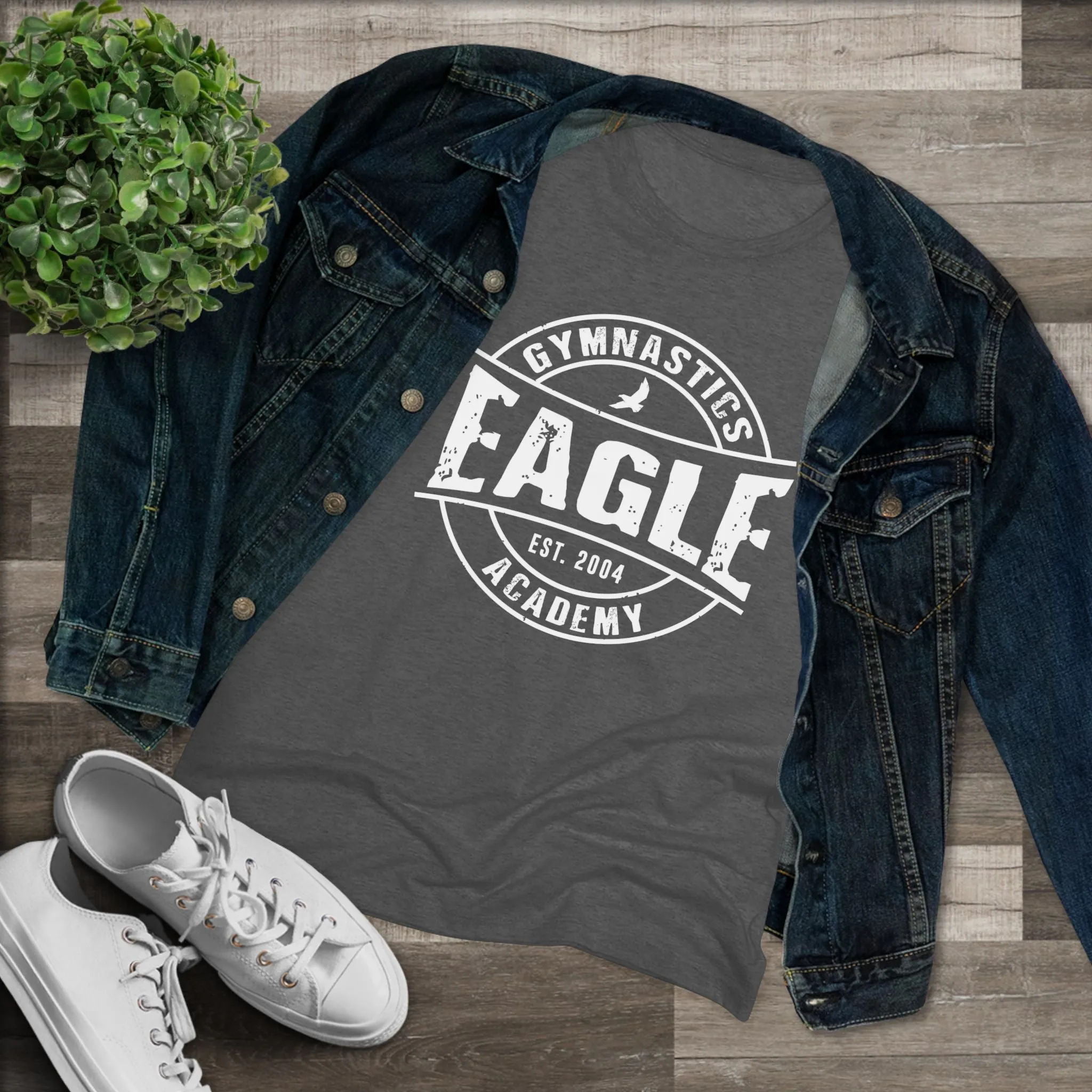 Eagle Gymnastics - Est. 2004 Stamp (Women's Fitted)