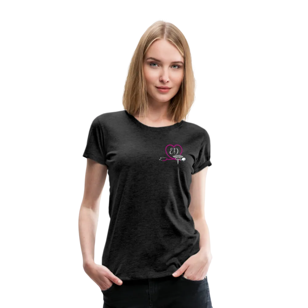 ED Emergency Nurse Flag Women’s Premium T-Shirt