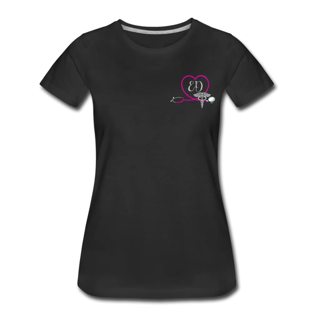 ED Emergency Nurse Flag Women’s Premium T-Shirt