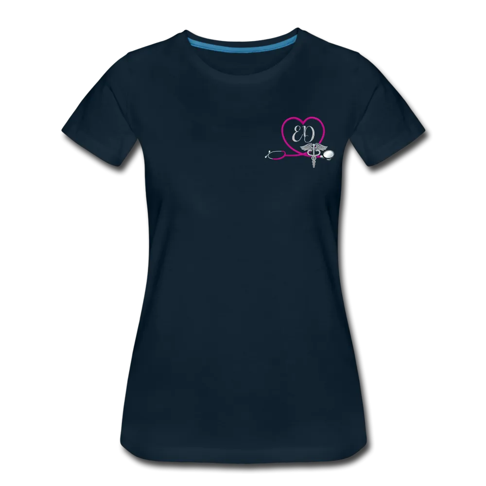ED Emergency Nurse Flag Women’s Premium T-Shirt