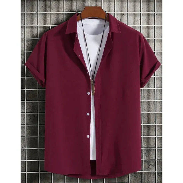 Elegant Short Sleeve Button-Up Top for Women
