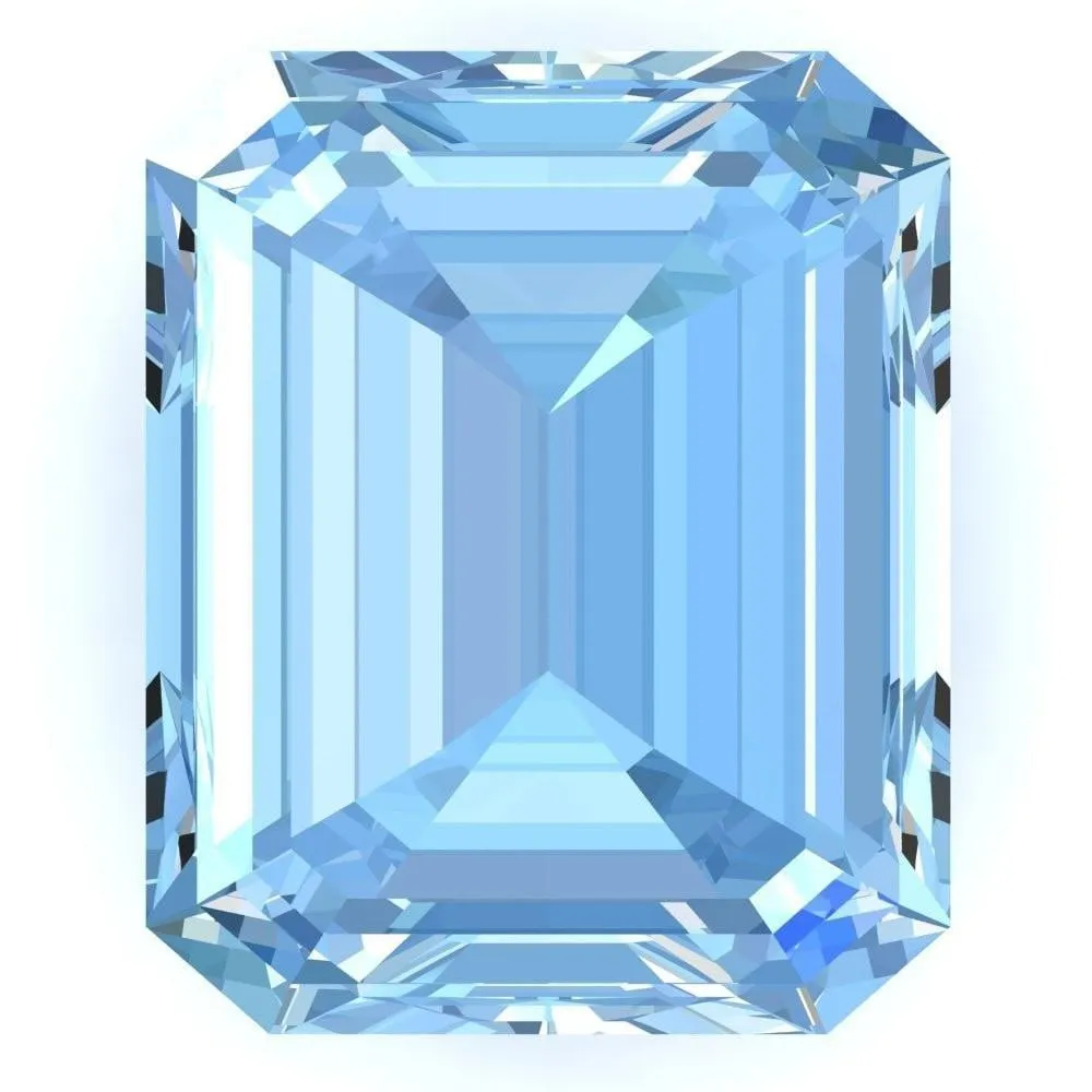 Emerald Chatham Lab-Grown Aqua Blue Spinel Gems