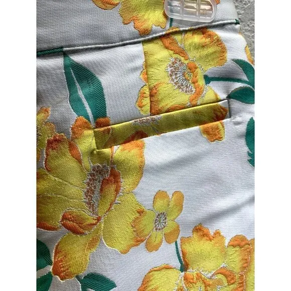 Endless Rose Floral Brocade Shorts Small