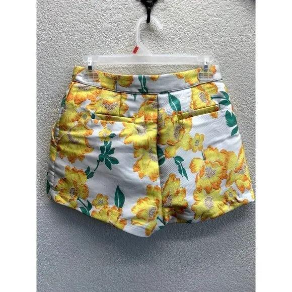 Endless Rose Floral Brocade Shorts Small