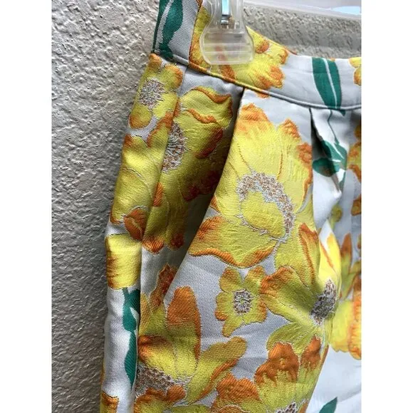Endless Rose Floral Brocade Shorts Small