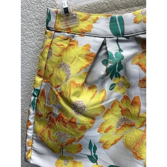 Endless Rose Floral Brocade Shorts Small