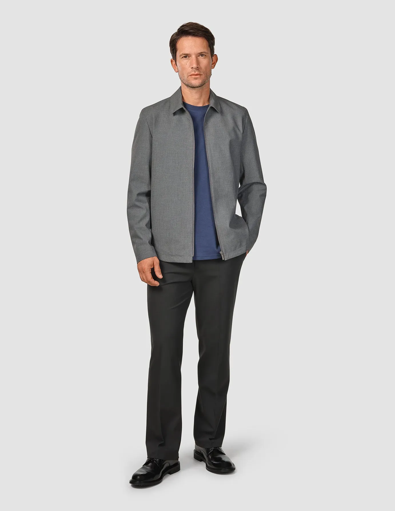 Essential Jacket Dark Grey Melange