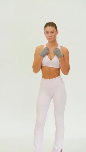Fairy Pink V-cut Crop Top