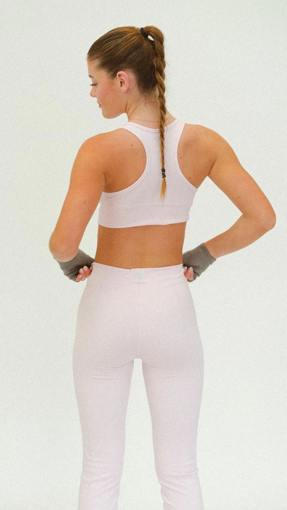 Fairy Pink V-cut Crop Top