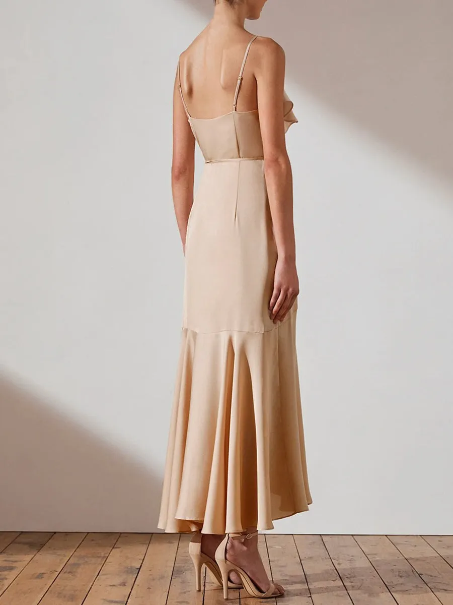 Fashion Layered Suspender Evening Dress