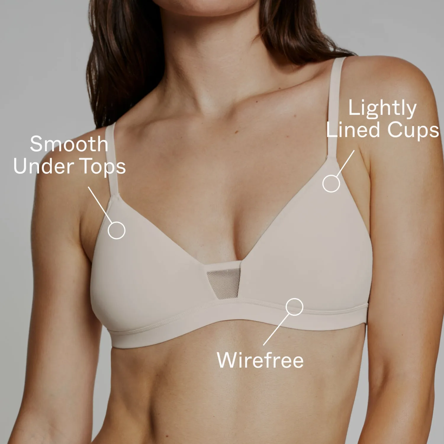 FeelGood Wirefree T-Shirt Bra Black