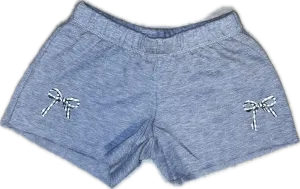 FIREHOUSE- Checkered Bow Shorts (heather grey)