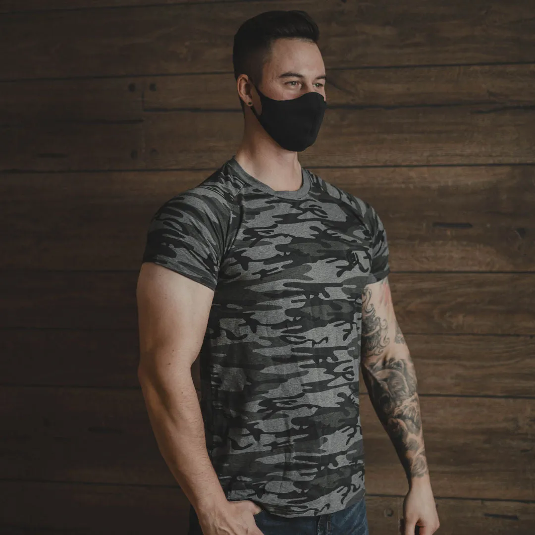 Fitted Tee - Grey Camo (Men's)