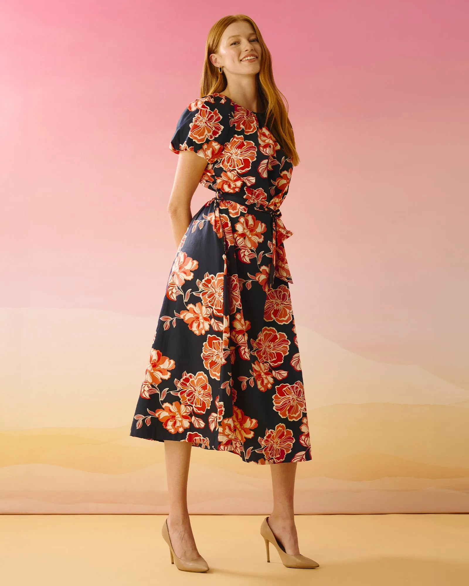 Flamingo Rose Dress