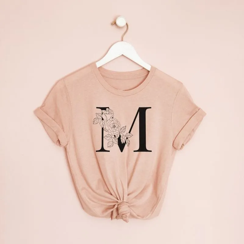 Floral Monogram Shirt
