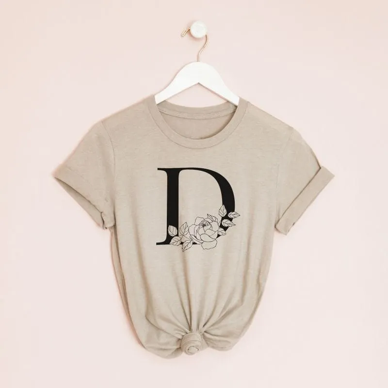 Floral Monogram Shirt