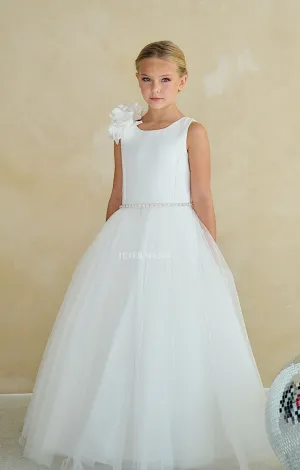 Floral Shoulder Tulle Dress ES102