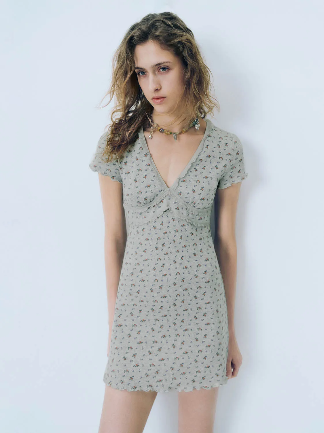 Floral Skinny-Fit Dresses
