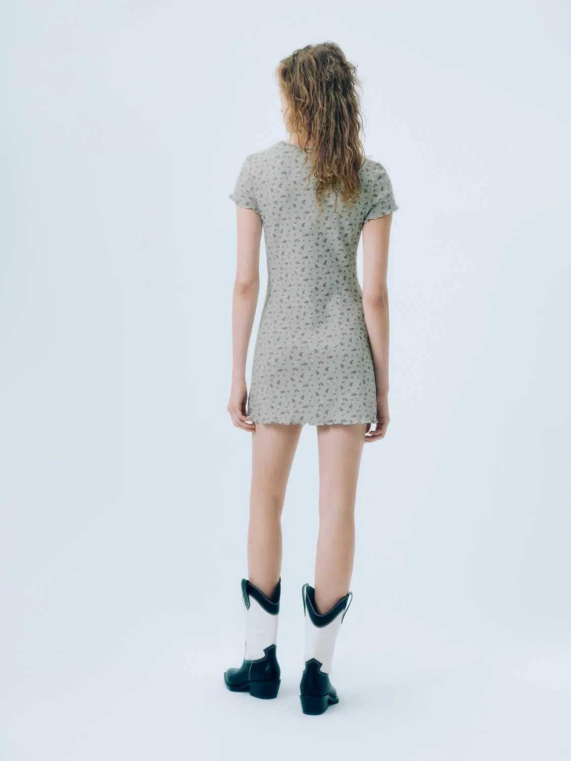 Floral Skinny-Fit Dresses