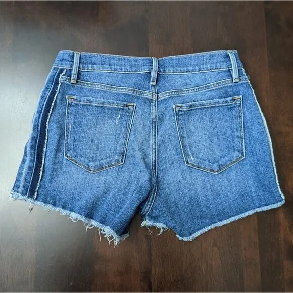 Frame Le Cutoff Cleo Tux Jean Shorts