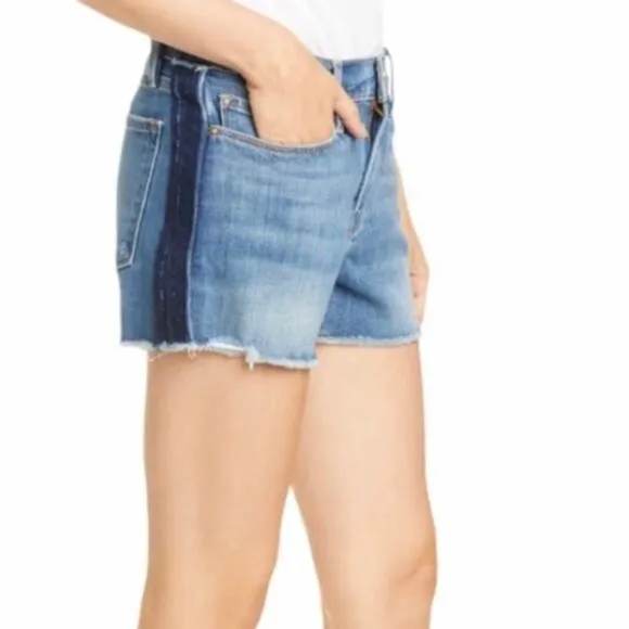 Frame Le Cutoff Cleo Tux Jean Shorts