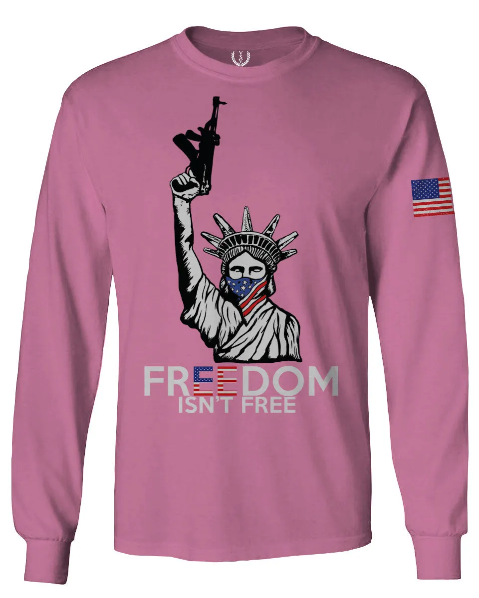 Freedom Isn't Free Grunt 2nd Amendment Ammendment Guns Second mens Long sleeve t shirt