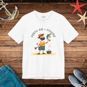 Fresh Air Fishing Unisex Jersey Tee for Smooth Catches