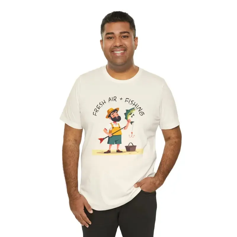 Fresh Air Fishing Unisex Jersey Tee for Smooth Catches