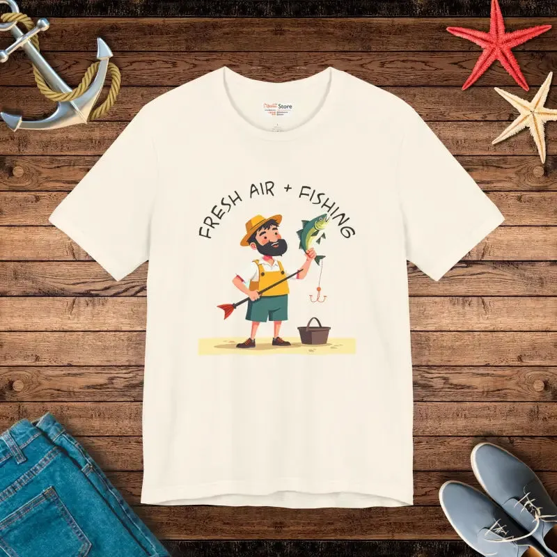 Fresh Air Fishing Unisex Jersey Tee for Smooth Catches