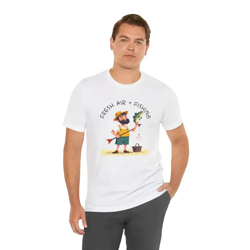 Fresh Air Fishing Unisex Jersey Tee for Smooth Catches