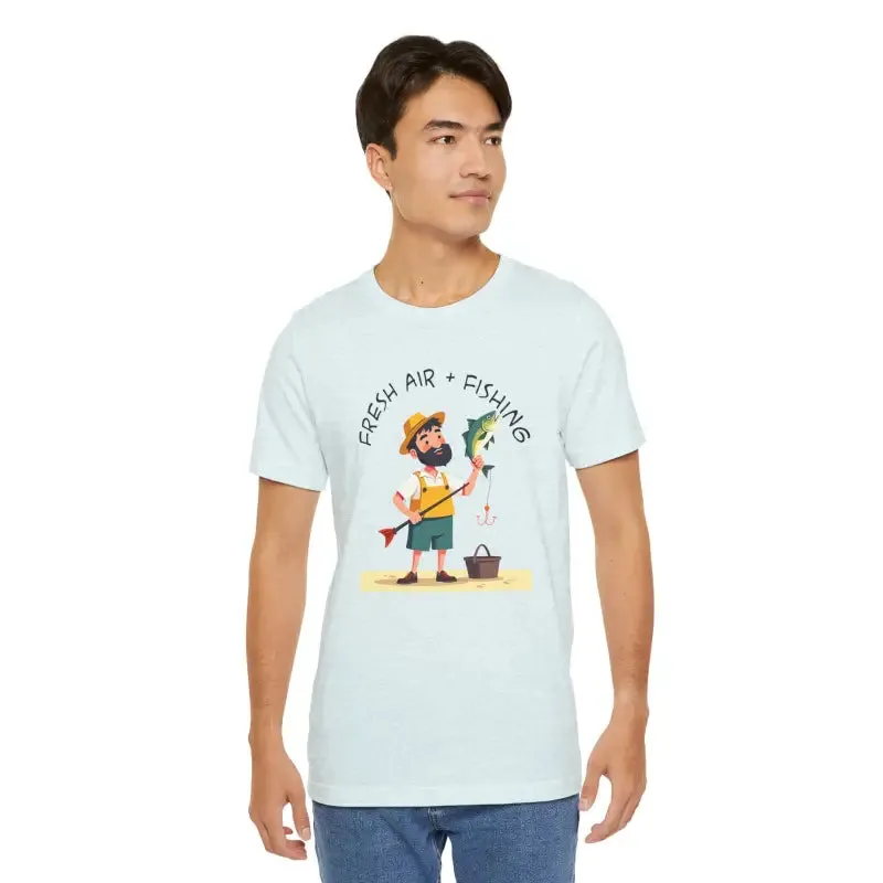 Fresh Air Fishing Unisex Jersey Tee for Smooth Catches