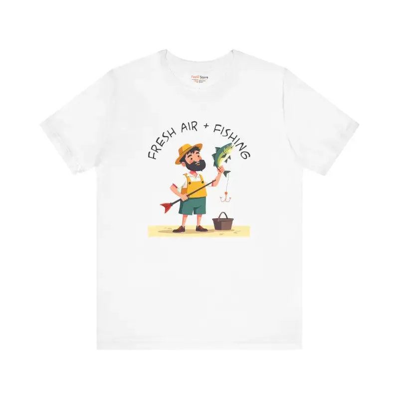 Fresh Air Fishing Unisex Jersey Tee for Smooth Catches