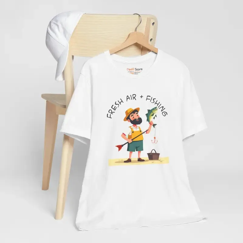 Fresh Air Fishing Unisex Jersey Tee for Smooth Catches