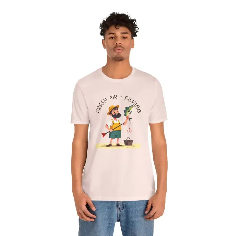 Fresh Air Fishing Unisex Jersey Tee for Smooth Catches