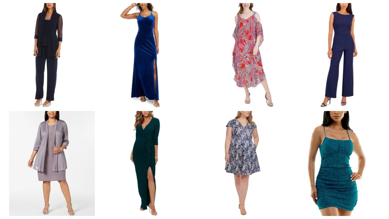 👗From Prom to Parties: Dresses That Dazzle!  #4484 - Vince Camuto, City Studios, R & M Richards, and more (20 units)