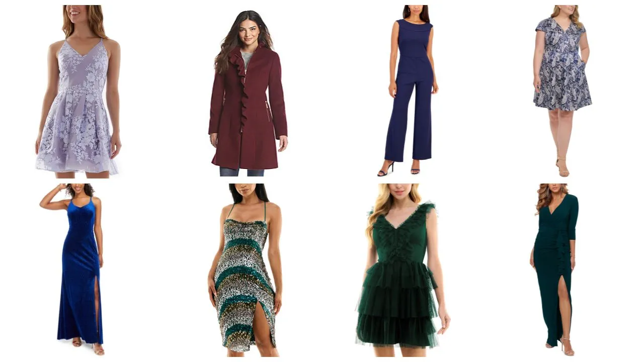 👗From Prom to Parties: Dresses That Dazzle!  #4484 - Vince Camuto, City Studios, R & M Richards, and more (20 units)