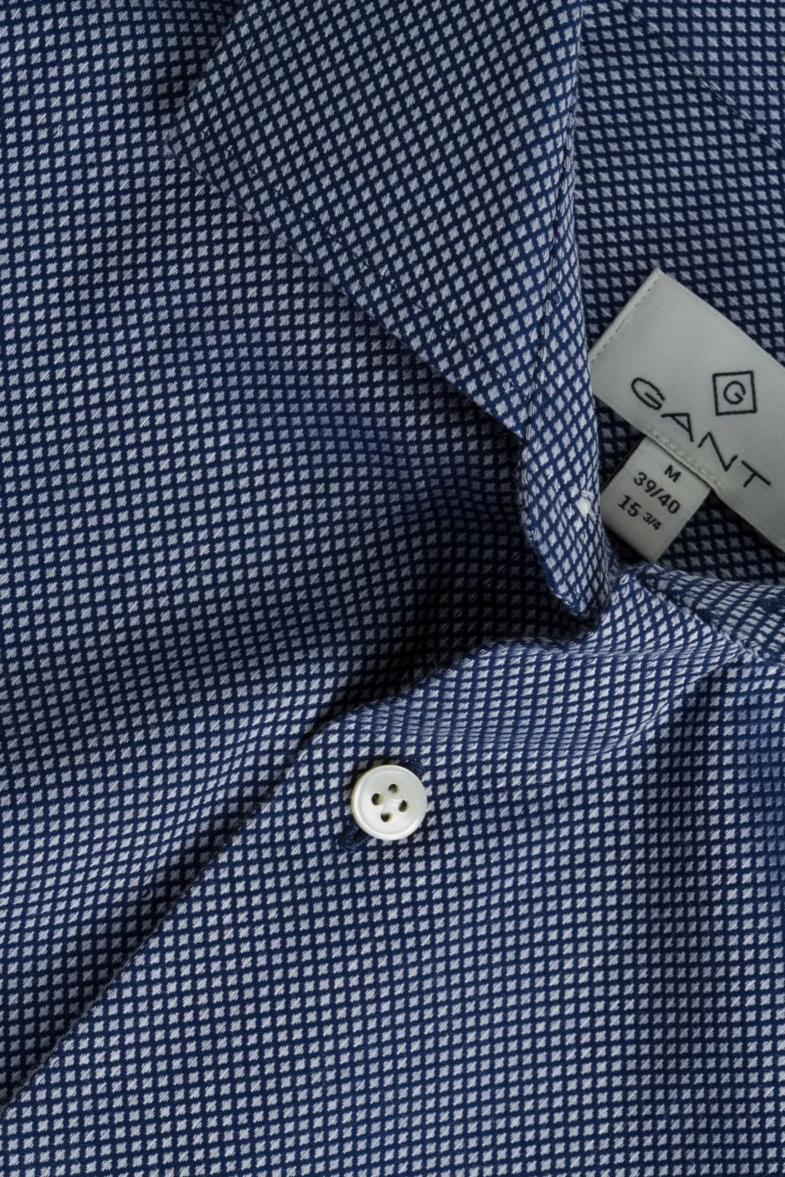 GANT DIAMOND G Men's Fitted Dobby Amalfi Shirt 3050406 Size M $225 NWT