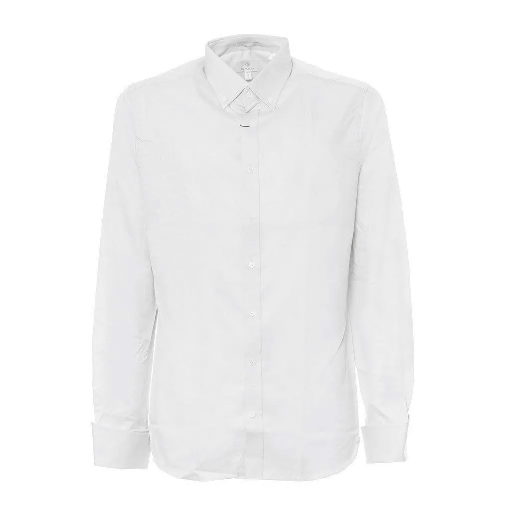 GANT DIAMOND G Men's Pin Dot Dobby Fitted Town 385065 Size 39 $225 NWT