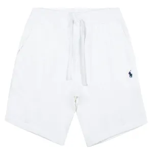 Garment Dyed Fleece Shorts - White
