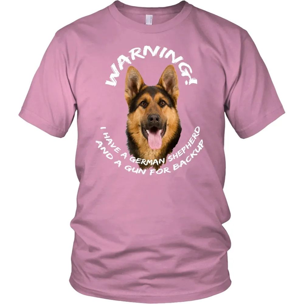 German Shepherd Warning (clearance) Size small
