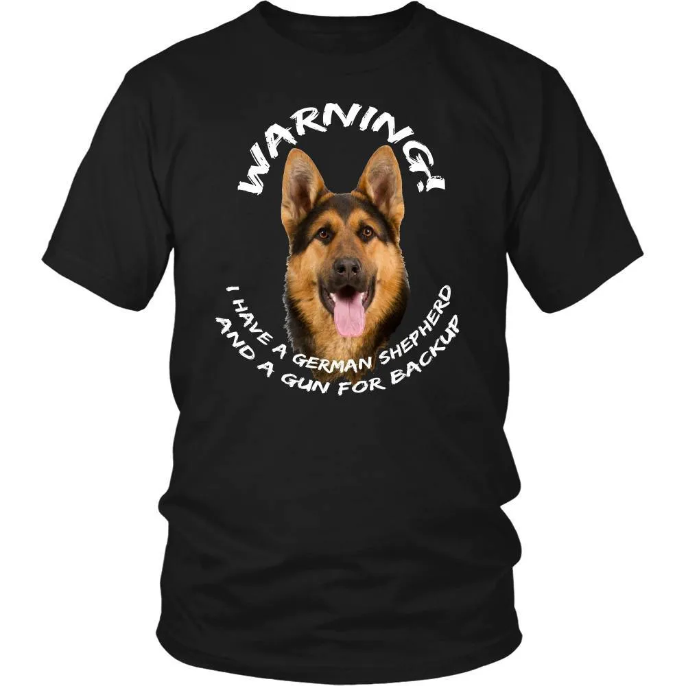 German Shepherd Warning (clearance) Size small